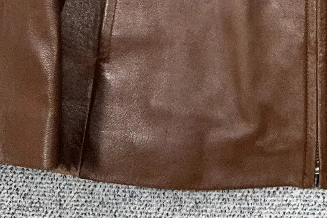 여성 빈티지 쉽스킨 브라운 양가죽 자켓 77 상품이미지6