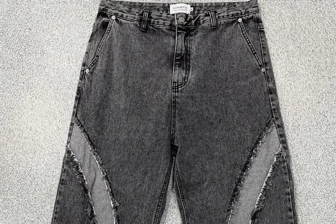 세인트 마틴 빈티지 흑청 데님팬츠 L 상품이미지3