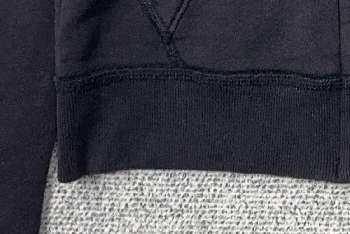 아베크롬비 스펠 로고 Y2K 네이비 후드 집업 XL 상품이미지6