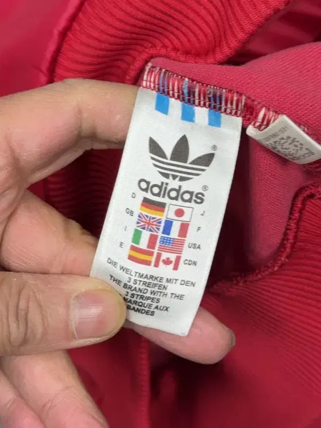 아디다스 올레드 스펠 로고 트랙탑 집업 저지 095 상품이미지9