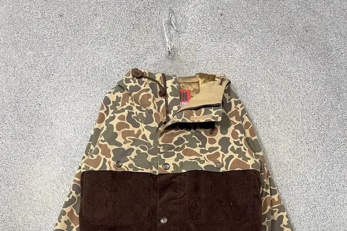 버튼 밀리터리 브라운 빈티지 윈드자켓 MEDIUM 상품이미지3