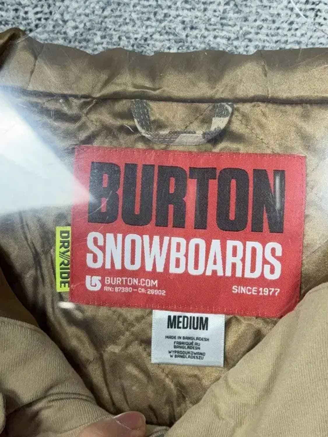 버튼 밀리터리 브라운 빈티지 윈드자켓 MEDIUM 상품이미지6