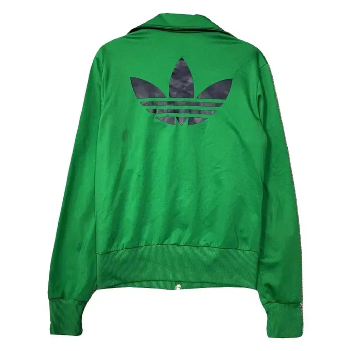 아디다스 초흰 불꽃 로고 트랙탑 집업 저지 S 상품이미지2