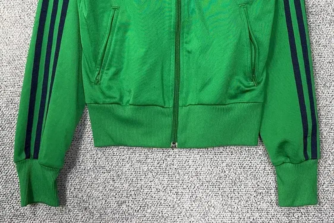 아디다스 초흰 불꽃 로고 트랙탑 집업 저지 S 상품이미지4