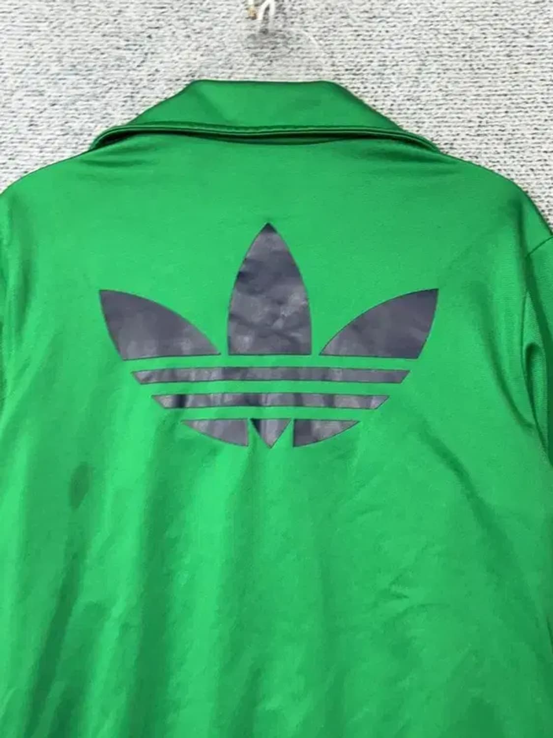 아디다스 초흰 불꽃 로고 트랙탑 집업 저지 S 상품이미지7