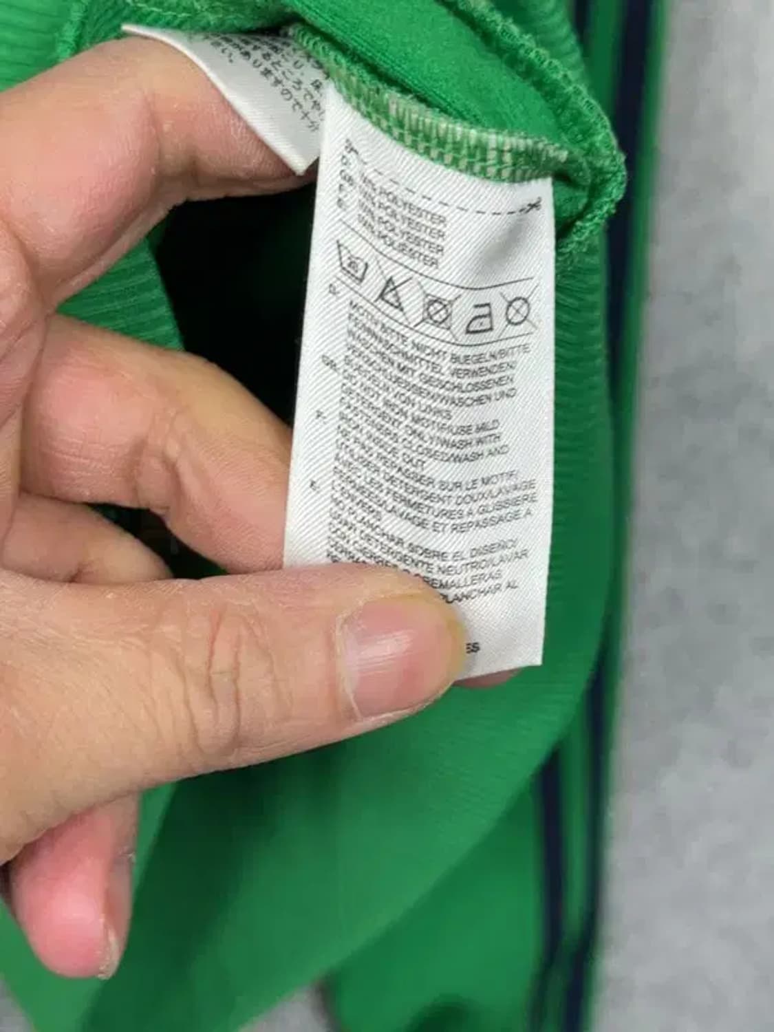 아디다스 초흰 불꽃 로고 트랙탑 집업 저지 S 상품이미지9