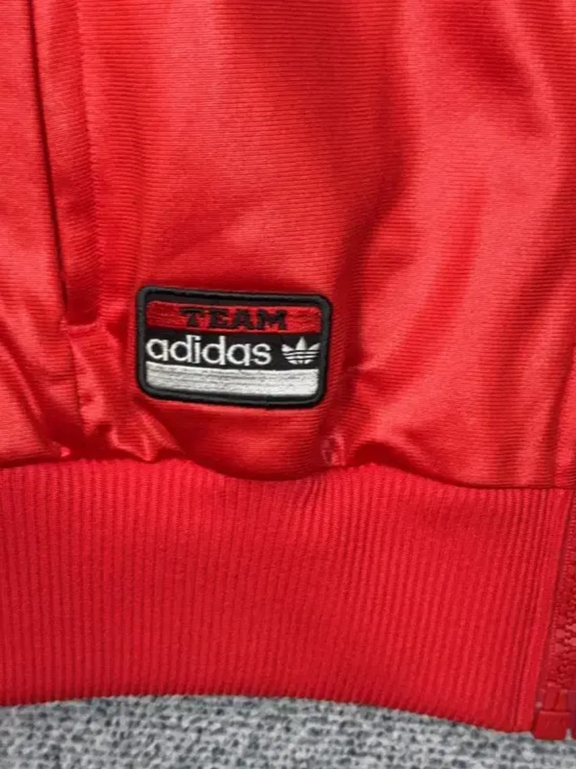 아디다스 흑탭 Y2K 레이싱 레드 트랙탑 집업 저지 85 상품이미지6