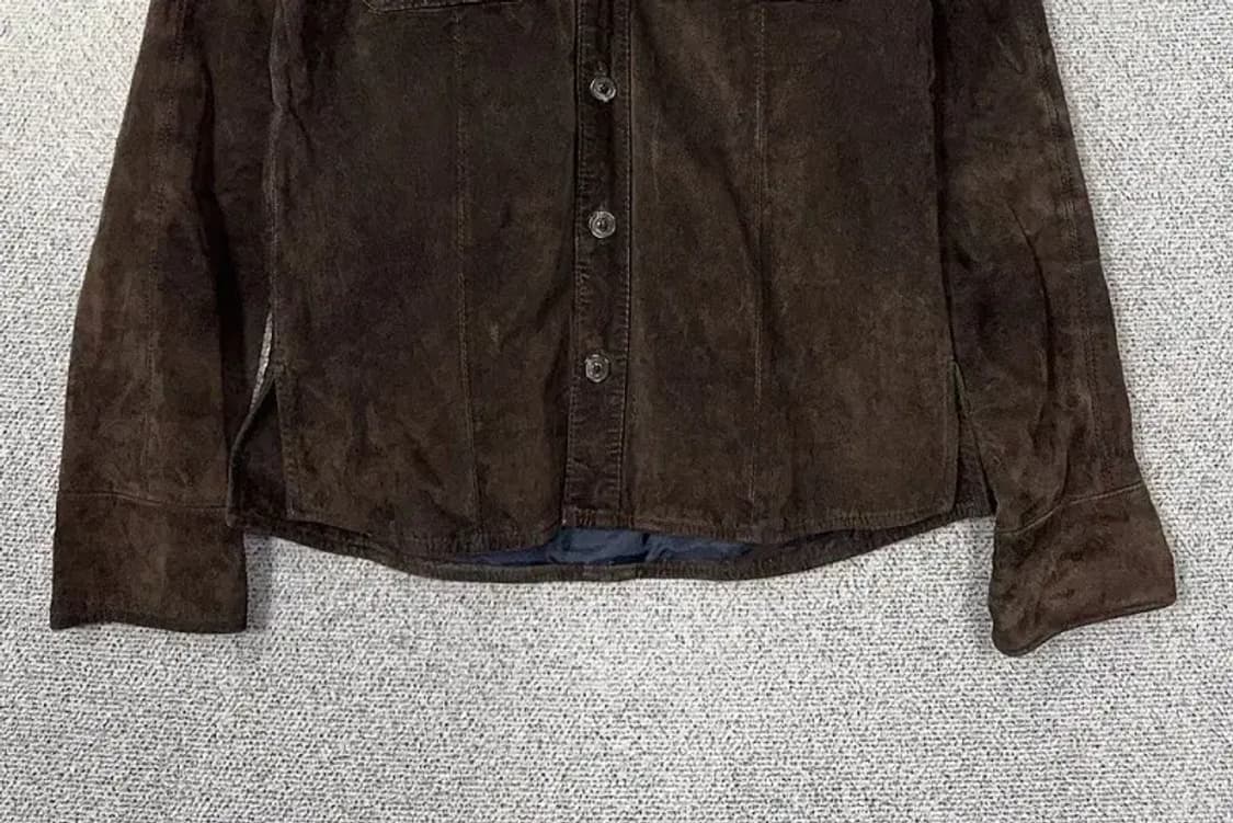 자라 다크 브라운 견장 스웨이드 자켓 EURL USAL MEX 42 상품이미지4