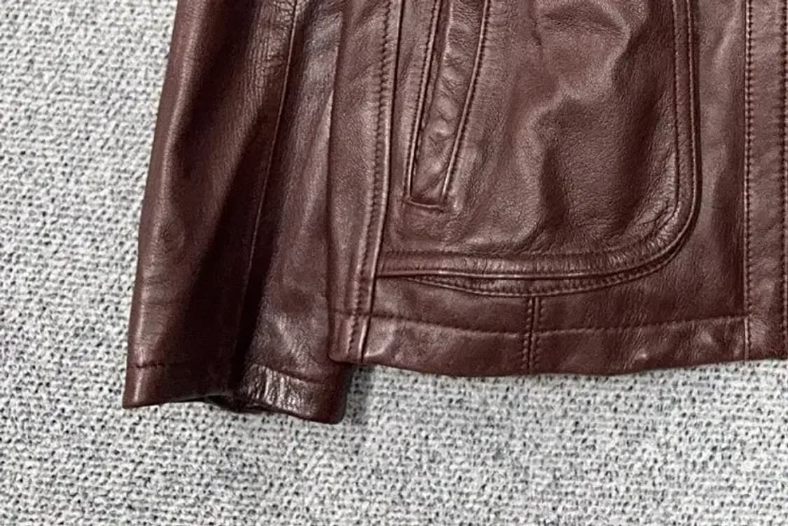 ANDREW MARC 쉽스킨 브라운 빈티지 디테일 양가죽 자켓 66 상품이미지6