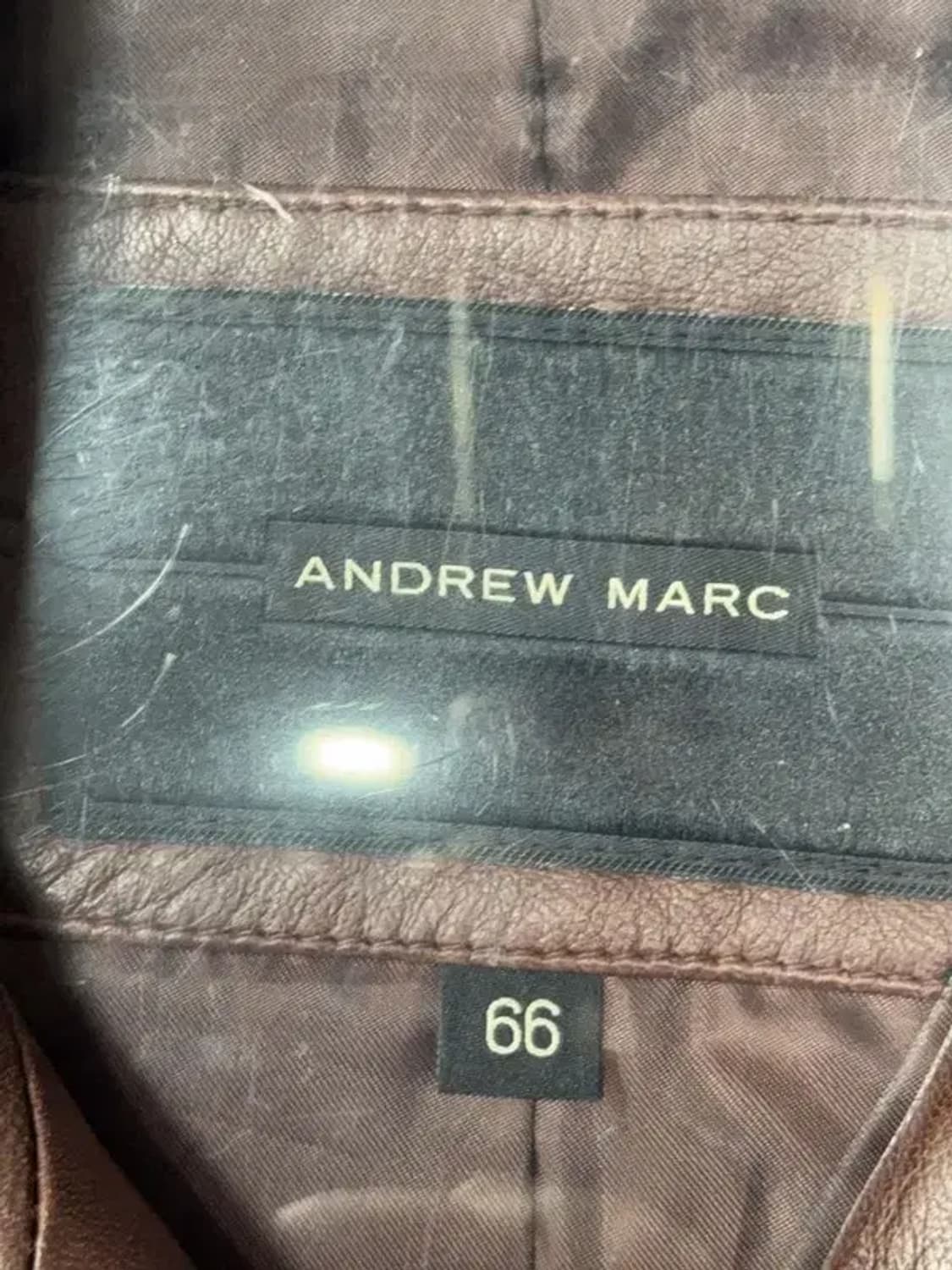 ANDREW MARC 쉽스킨 브라운 빈티지 디테일 양가죽 자켓 66 상품이미지7