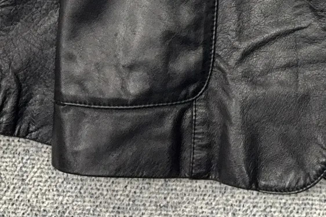 지오다노 블랙 빈티지 소가죽 자켓 M 상품이미지6