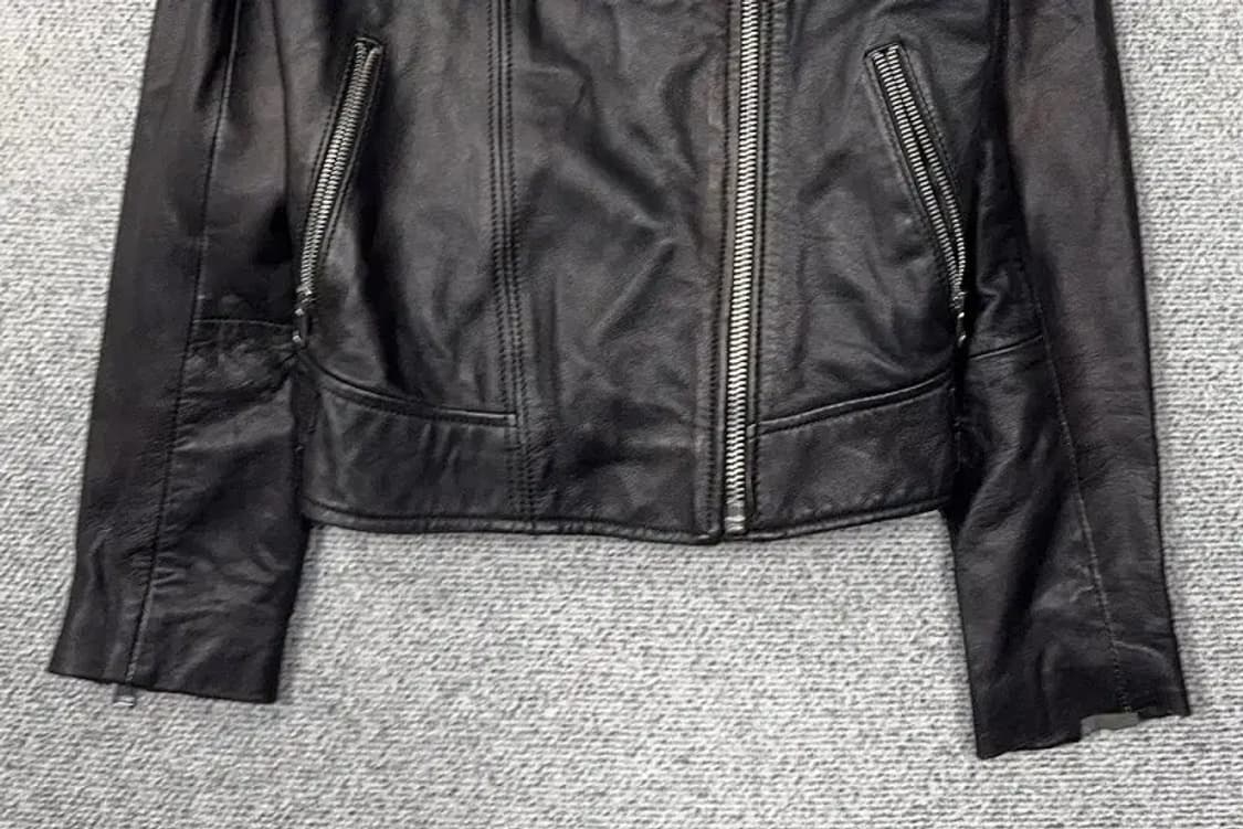 망고 블랙 여성 캐주얼 라이더 자켓 S 상품이미지4