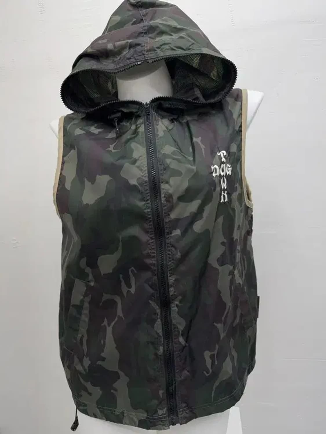 도그타운 밀리터리 카키 조끼 M 상품이미지1