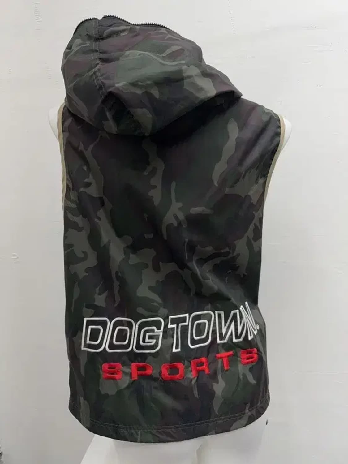 도그타운 밀리터리 카키 조끼 M 상품이미지2