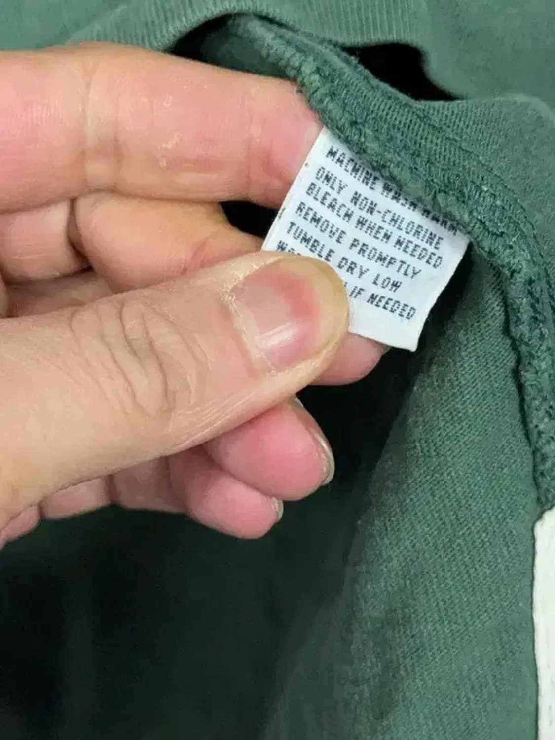 폴로 빈티지 금장 자수 그린 럭비 카라티 L 상품이미지10