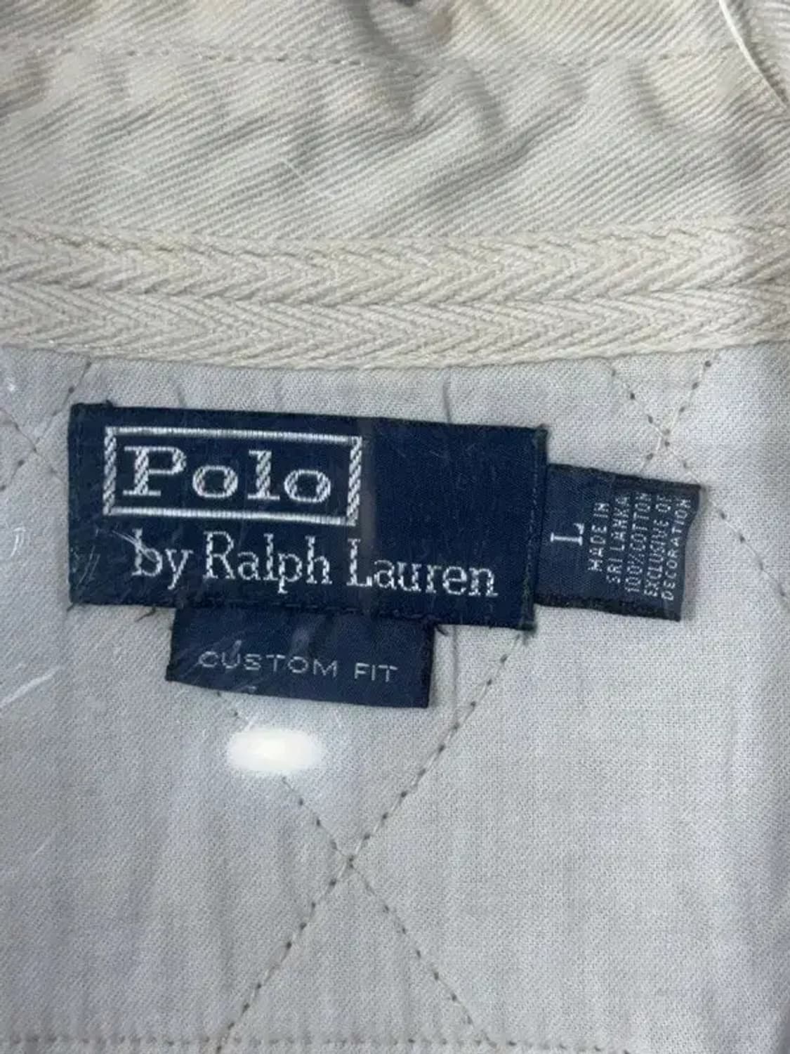 폴로 빈티지 금장 자수 그린 럭비 카라티 L 상품이미지9