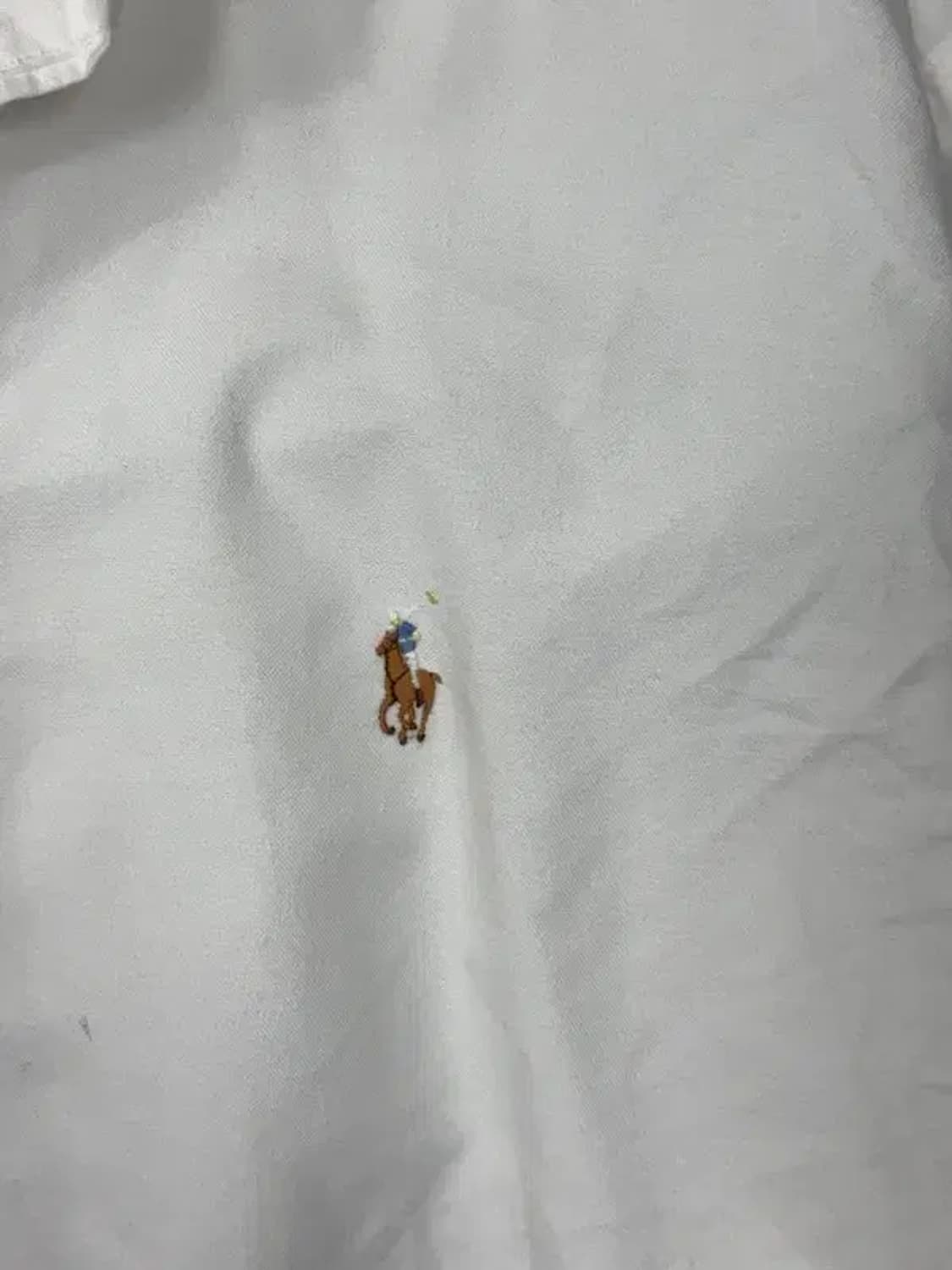 폴로 랄프로렌 야머스 핏 화이트 옥스포드 셔츠 XXL 상품이미지7