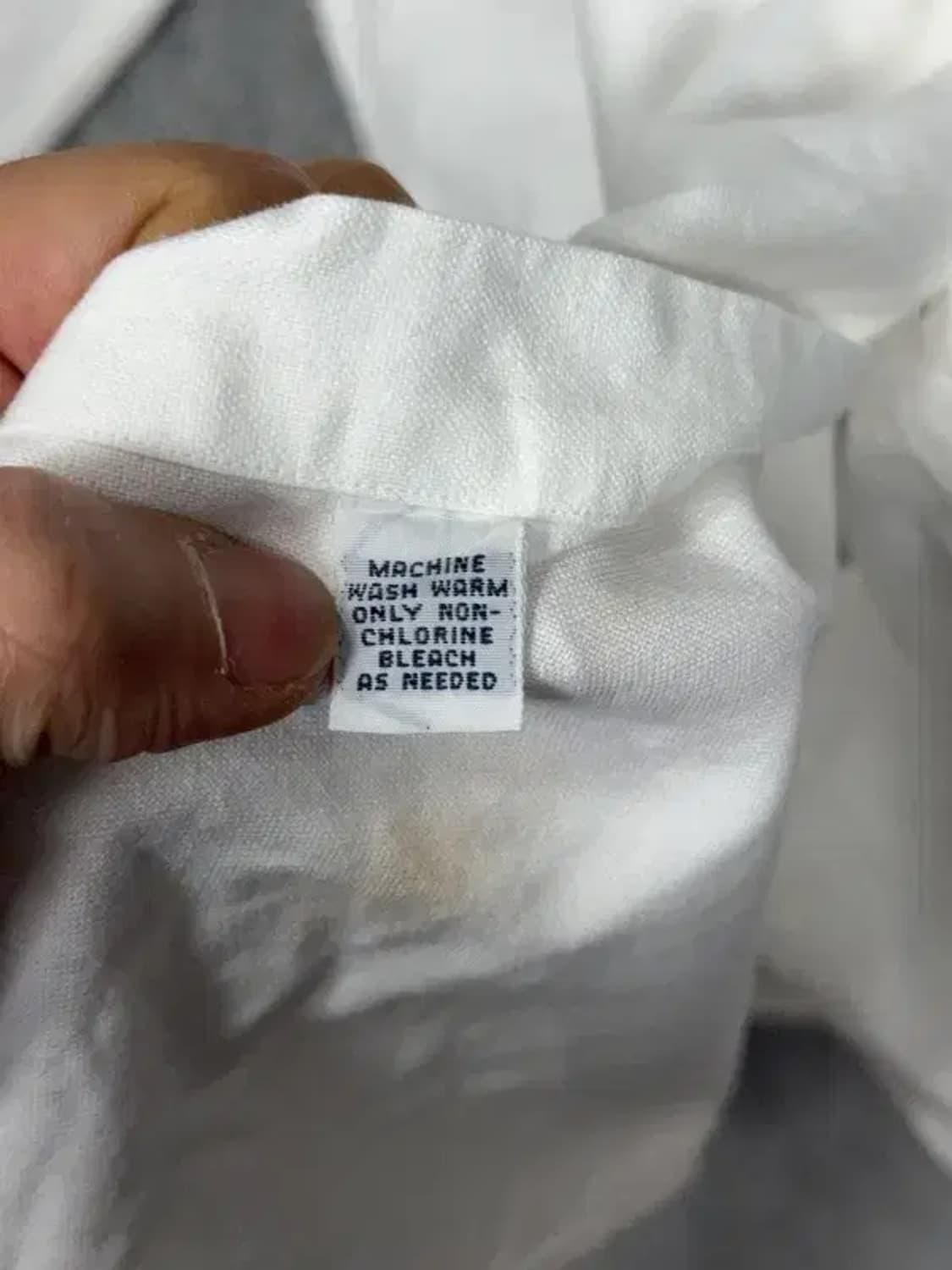 폴로 랄프로렌 야머스 핏 화이트 옥스포드 셔츠 XXL 상품이미지9