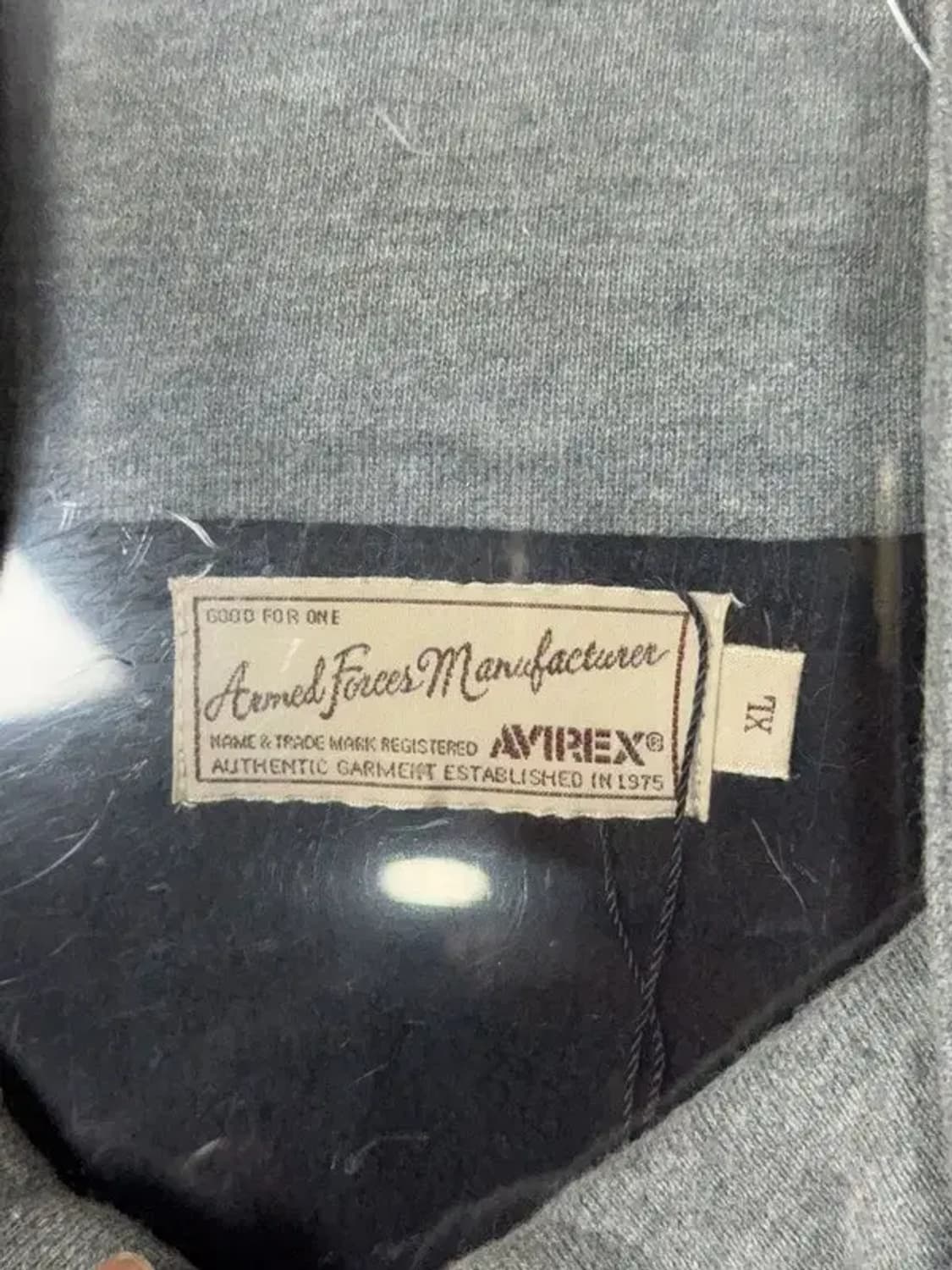 아비렉스 프린팅 로고 그레이 오버핏 트랙탑 집업 XL 상품이미지9