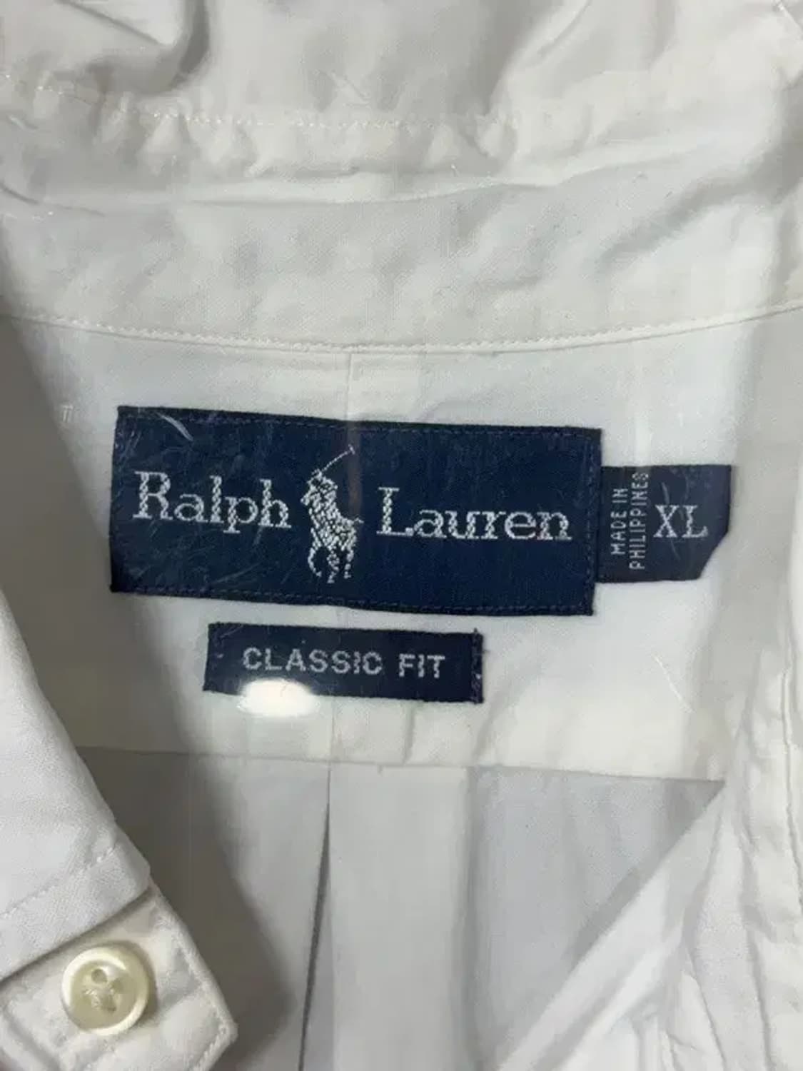 폴로 클래식 핏 화이트 옥스포드 셔츠 XL 상품이미지8
