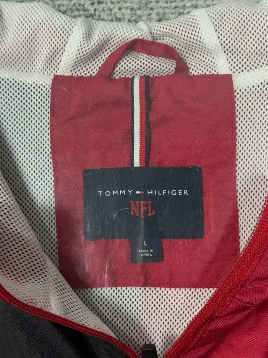 타미힐피거 올드스쿨 멀티컬러 풀오버 후드 아노락 L 상품이미지10