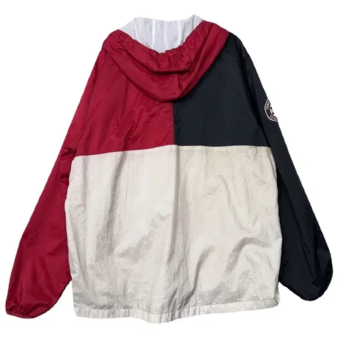 타미힐피거 올드스쿨 멀티컬러 풀오버 후드 아노락 L 상품이미지2