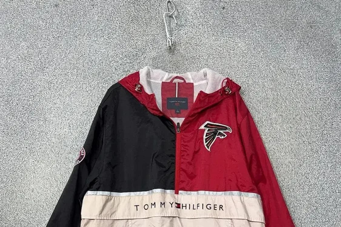 타미힐피거 올드스쿨 멀티컬러 풀오버 후드 아노락 L 상품이미지3