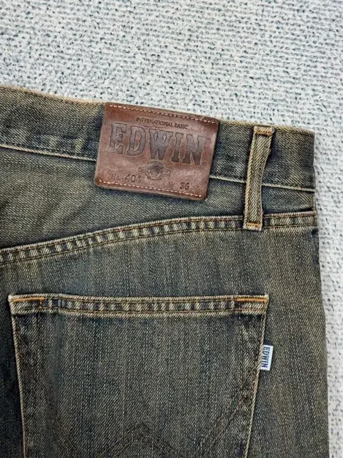 에드윈 재팬 그레이 빈티지 워싱 청바지 36 상품이미지7