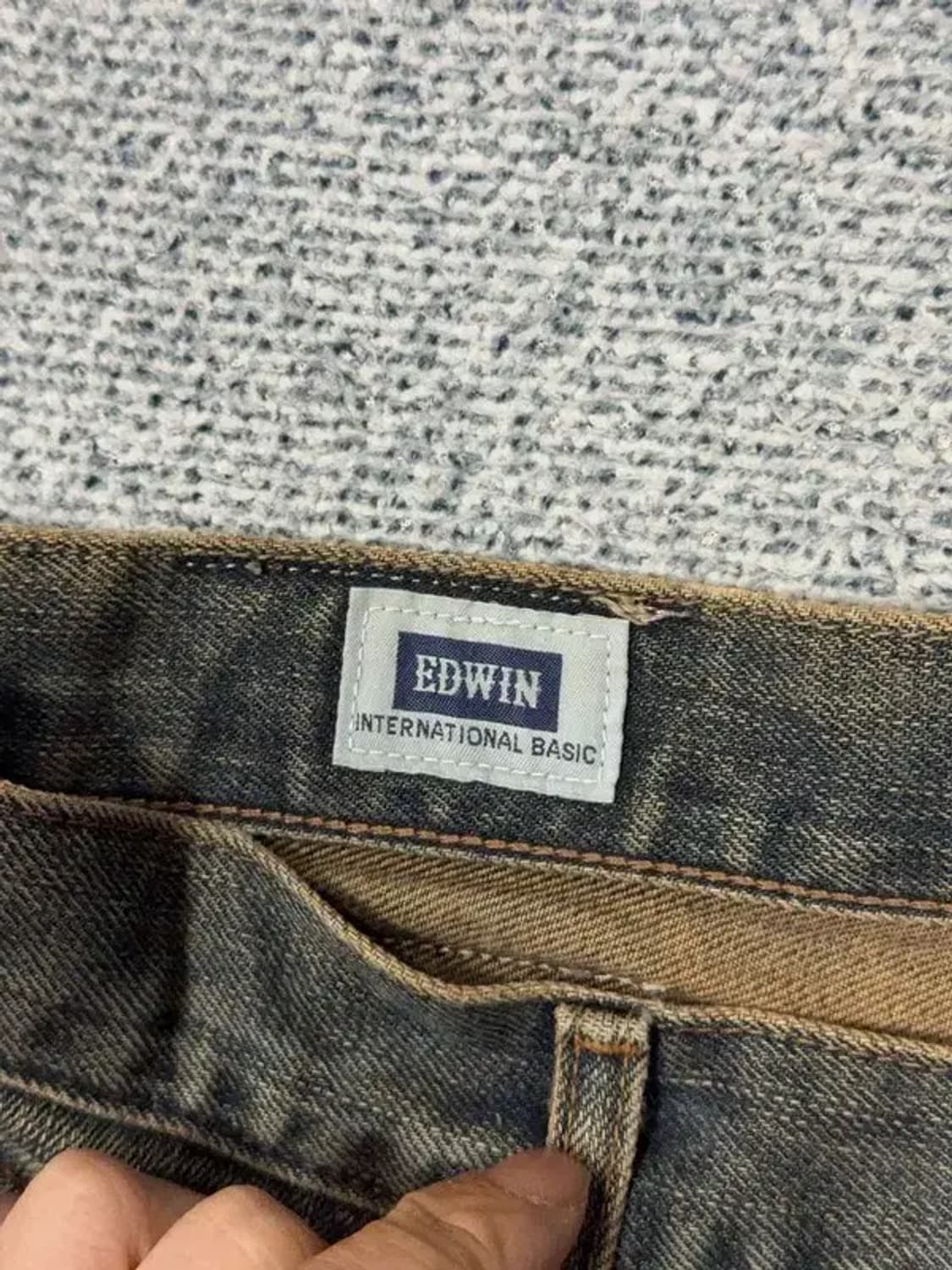 에드윈 재팬 그레이 빈티지 워싱 청바지 36 상품이미지8