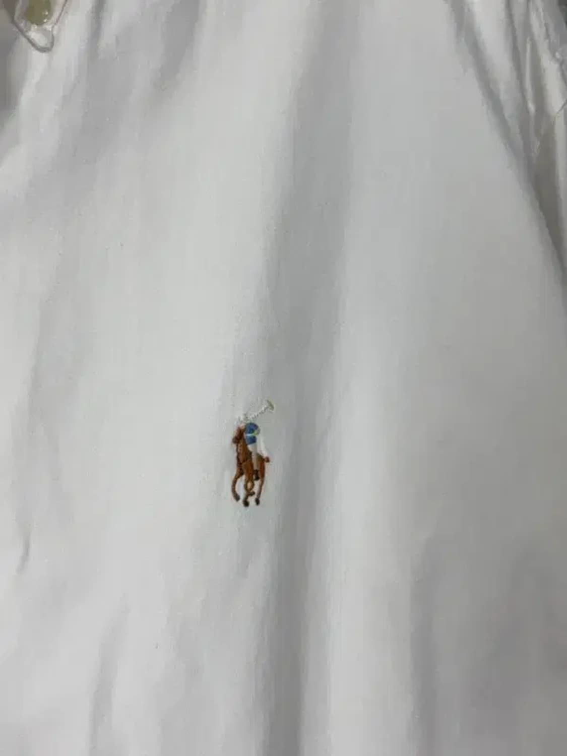 폴로 랄프로렌 오버 사이즈 화이트 셔츠 XL 상품이미지7