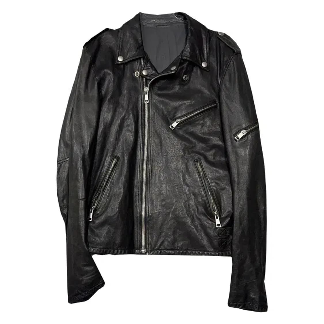 빈티지 테크웨어 리얼 레더 라이더 자켓 48 상품이미지1