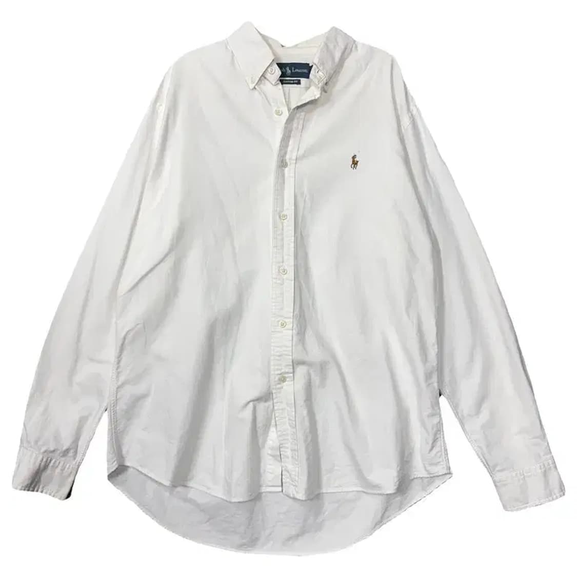 폴로 클래식핏 화이트 옥스포드 셔츠 L 상품이미지1