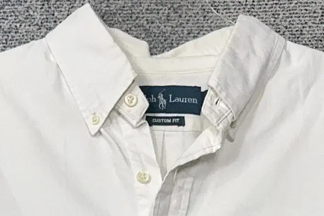 폴로 클래식핏 화이트 옥스포드 셔츠 L 상품이미지5