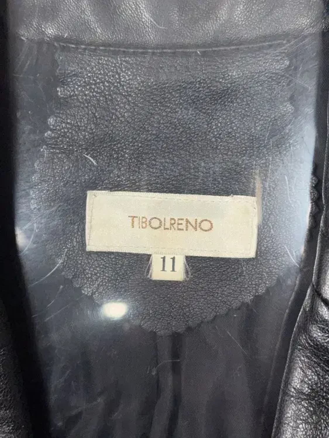 빈티지 이태리 원버튼 가죽 블레이저 S 상품이미지7