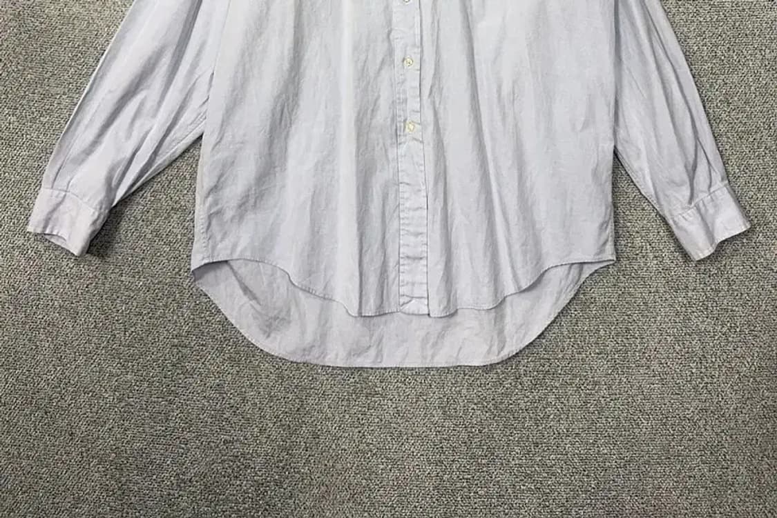 폴로 야머스핏 라이트 블루 오버 사이즈 셔츠 34/35 상품이미지4