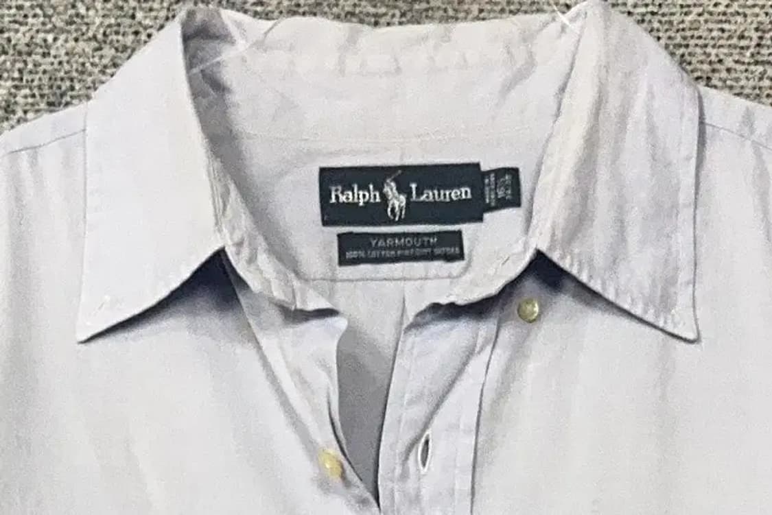 폴로 야머스핏 라이트 블루 오버 사이즈 셔츠 34/35 상품이미지5