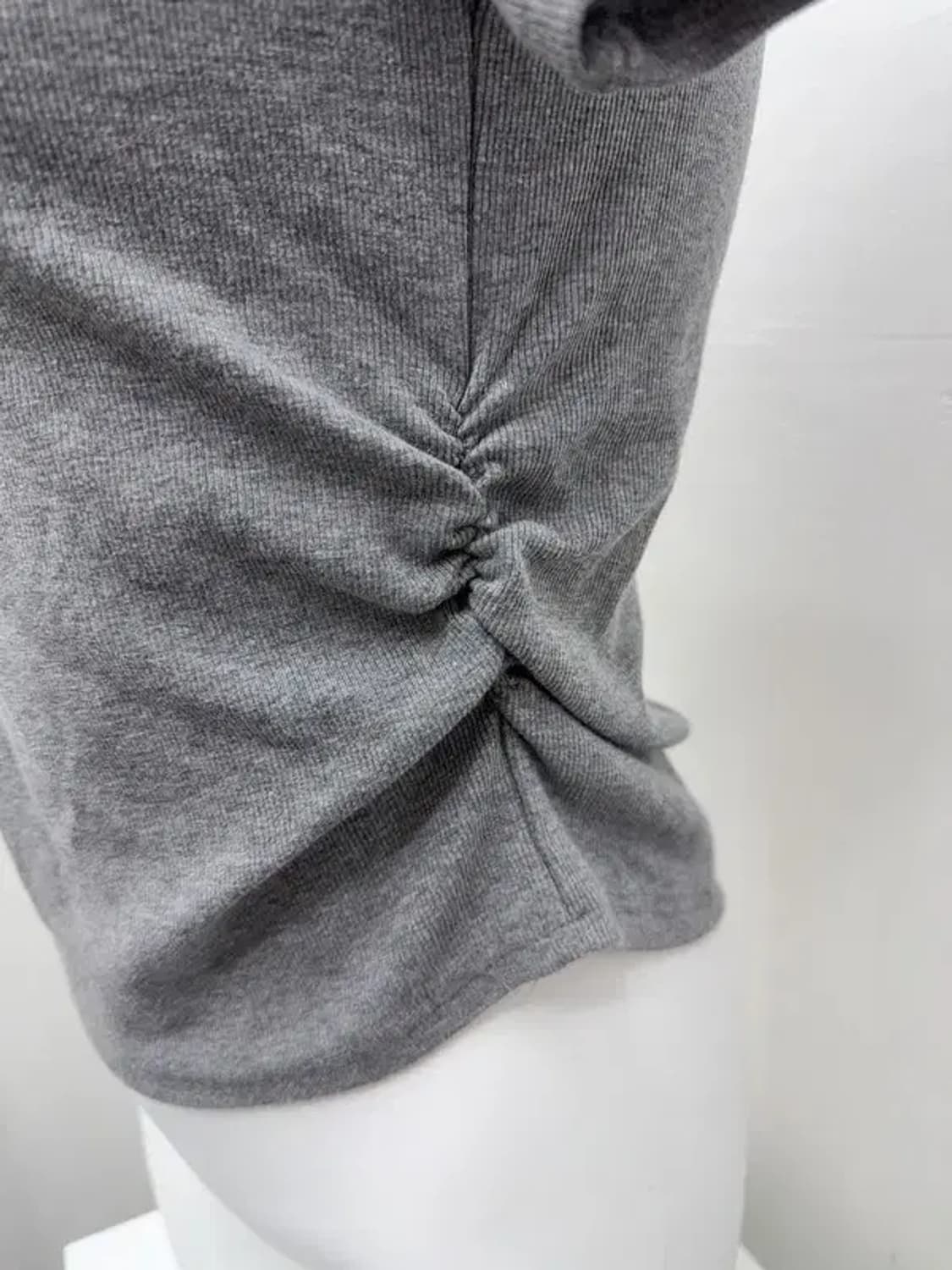 그레이 레이스 딱붙 반팔티 S 상품이미지7