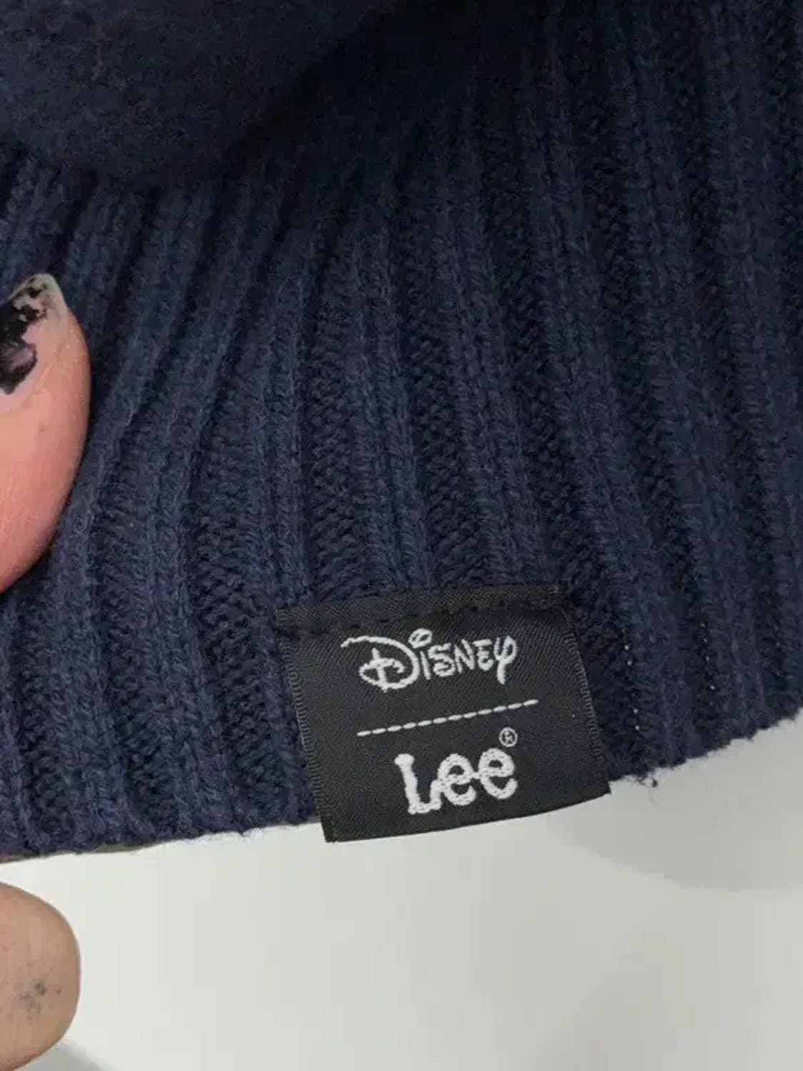 디즈니 프린팅 네이비 니트 L 상품이미지10