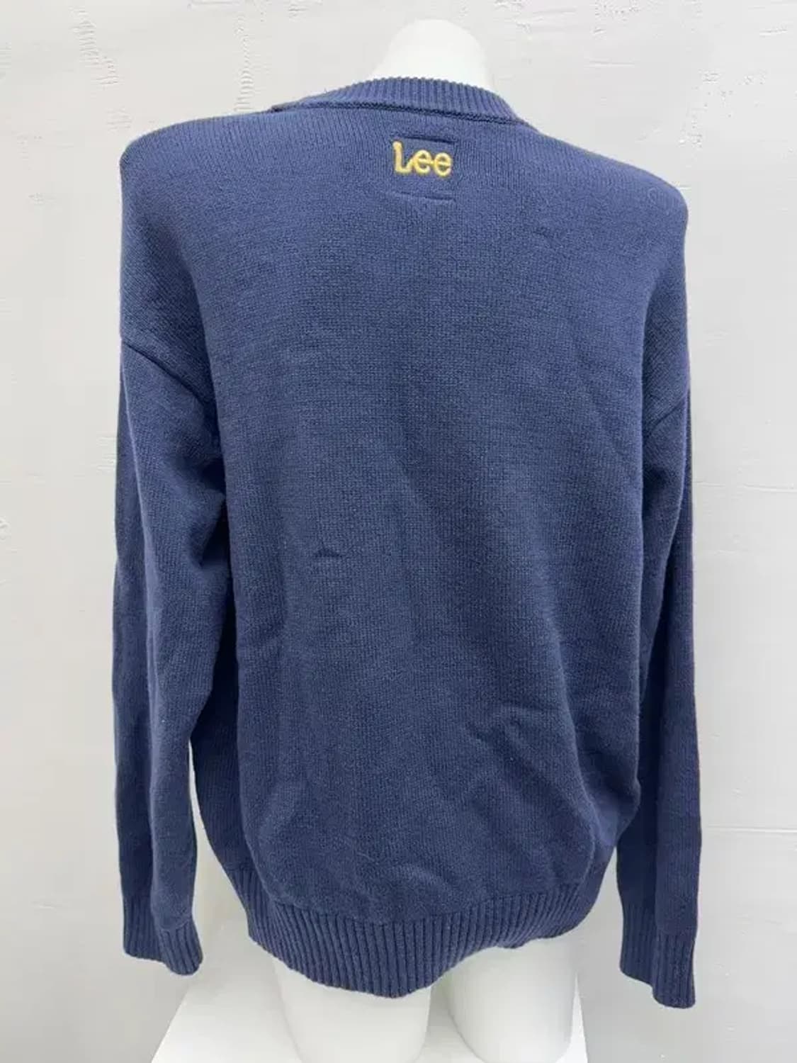 디즈니 프린팅 네이비 니트 L 상품이미지3