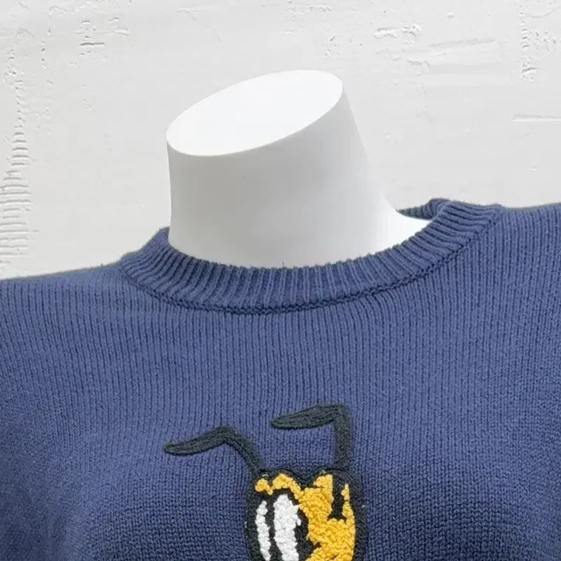 디즈니 프린팅 네이비 니트 L 상품이미지6