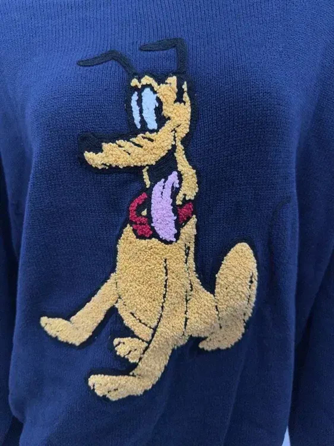 디즈니 프린팅 네이비 니트 L 상품이미지9