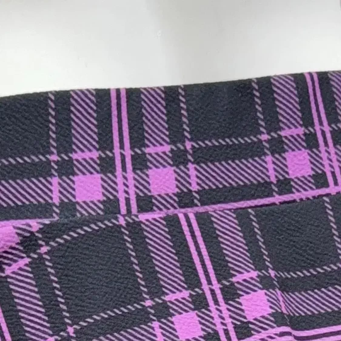 체크 퍼플 미니스커트 F 상품이미지6