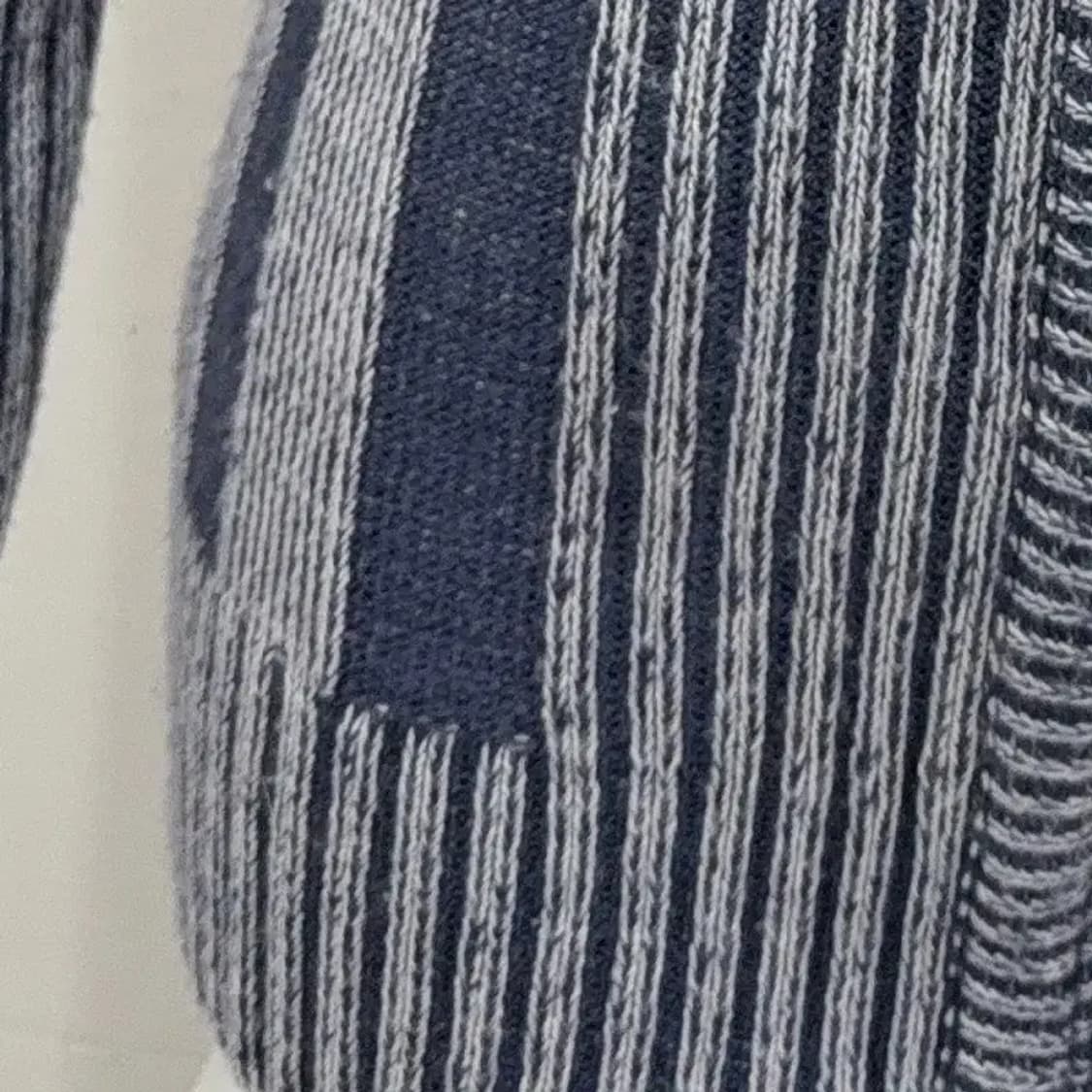 스트라이프 블루 집업 L 상품이미지6