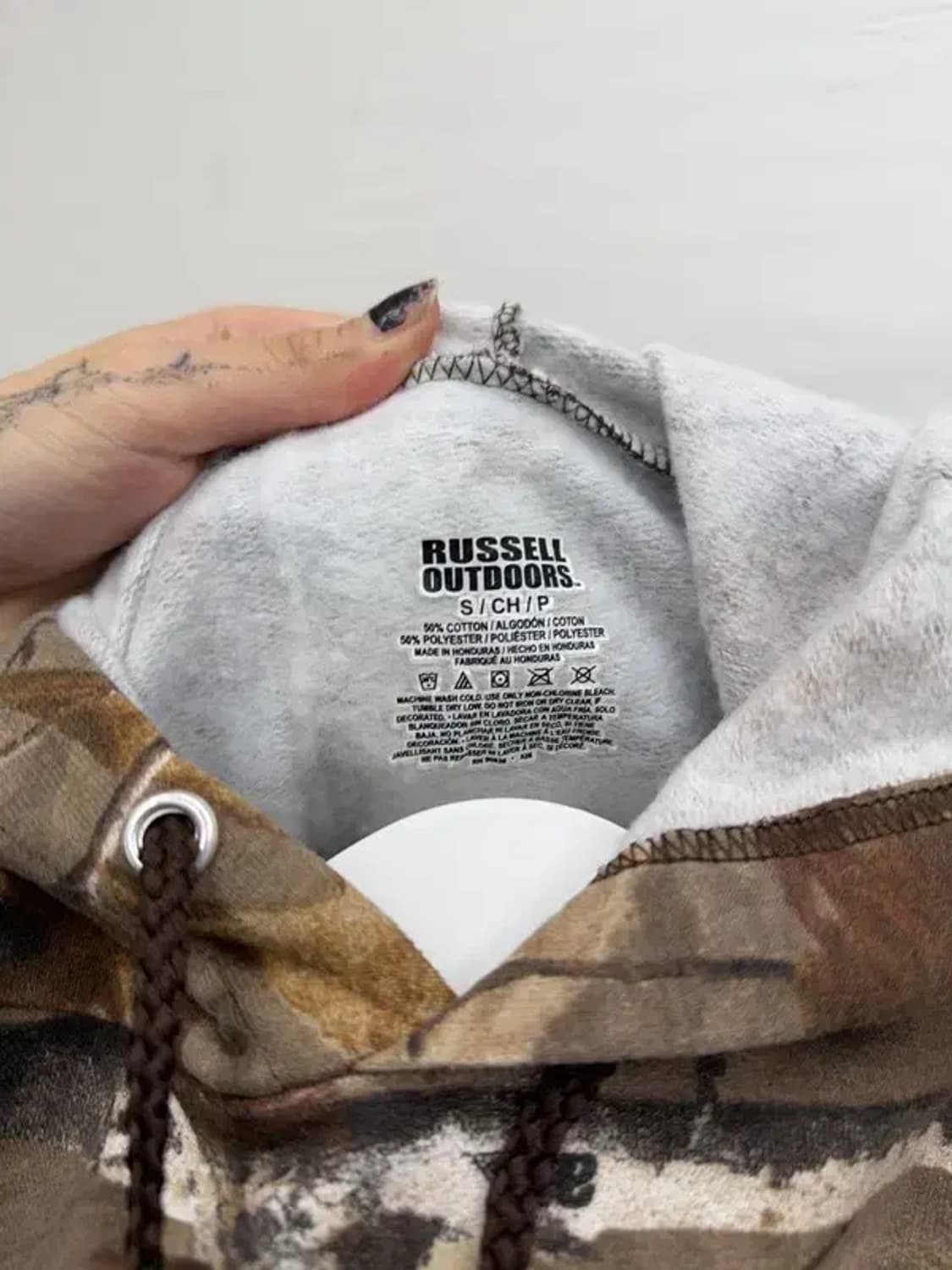 리얼트리 패턴 후드티 S 상품이미지9