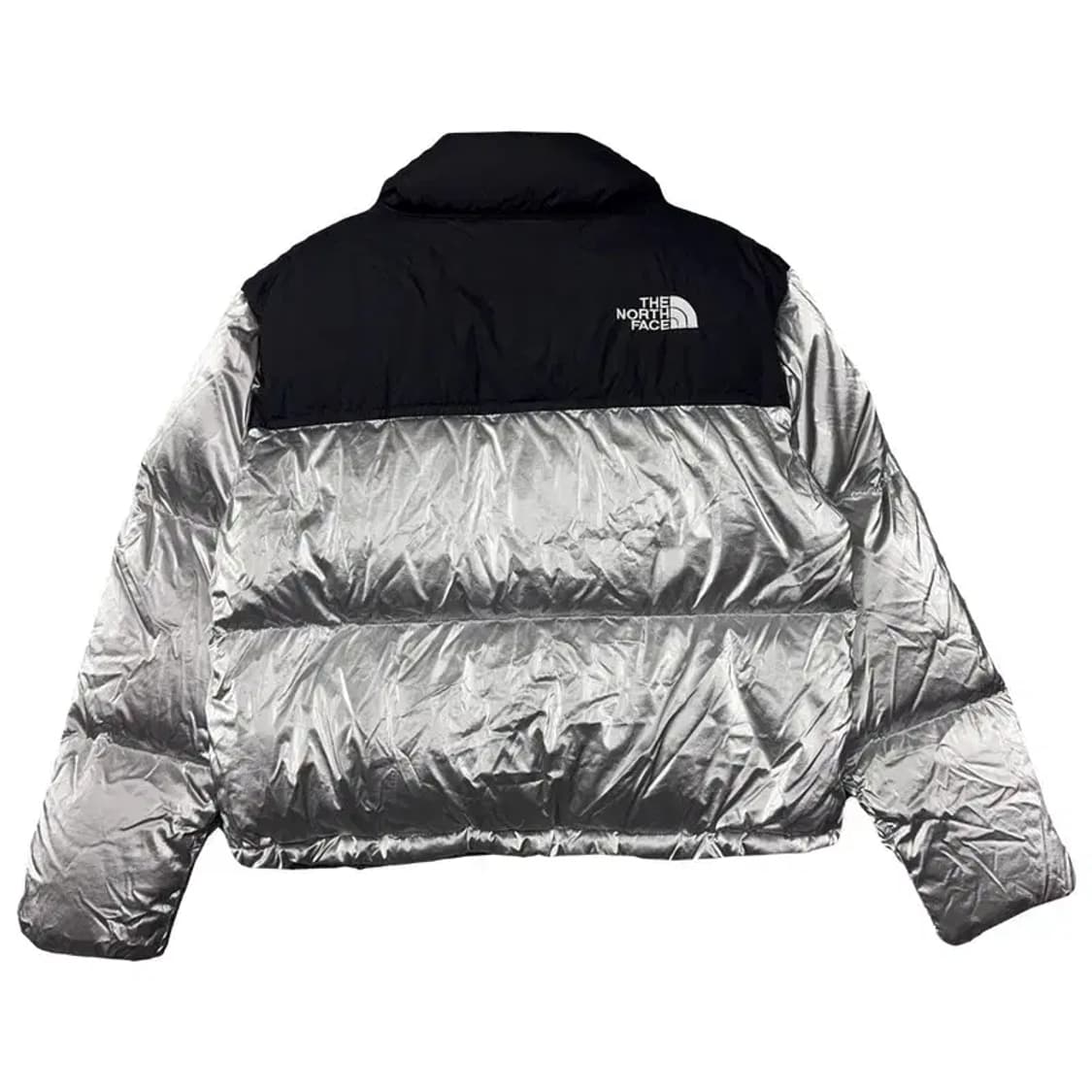 [새상품]노스페이스 실버 유광 크롭 패딩 S/85 상품이미지2
