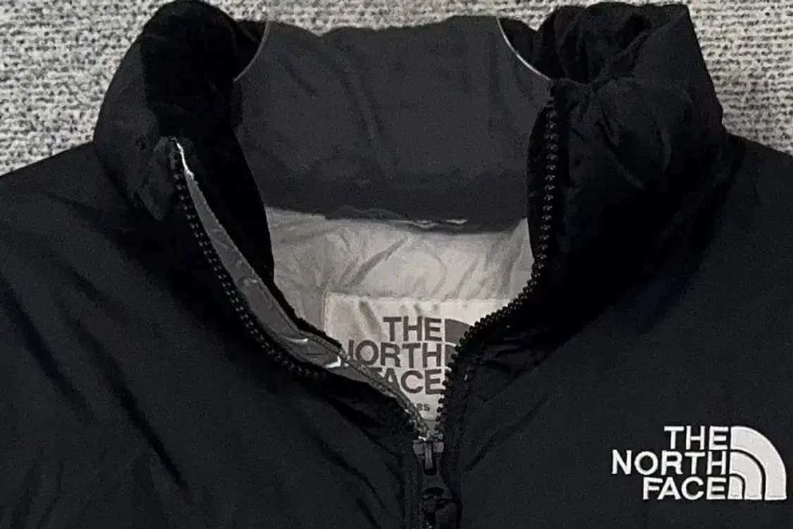 [새상품]노스페이스 실버 유광 크롭 패딩 S/85 상품이미지5