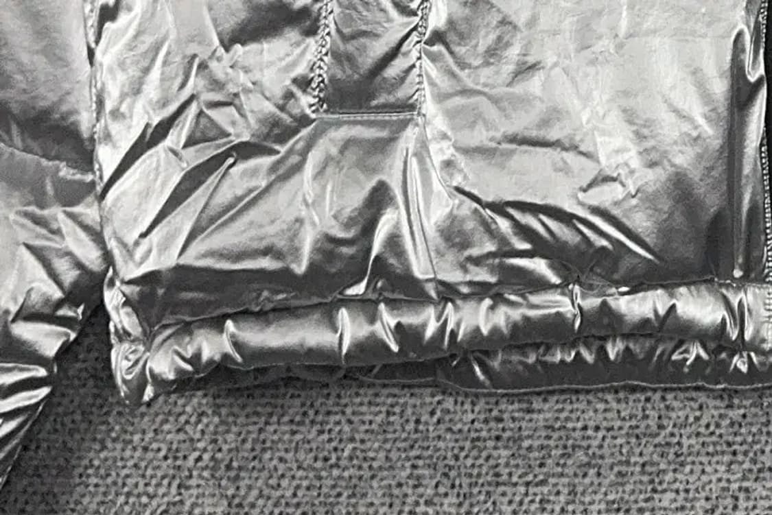 [새상품]노스페이스 실버 유광 크롭 패딩 S/85 상품이미지6