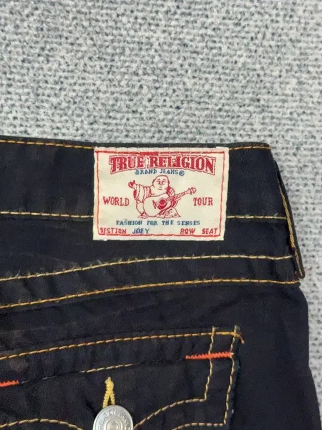 트루릴리젼 USA 스티치 Y2K 부츠컷 청바지 25 상품이미지7