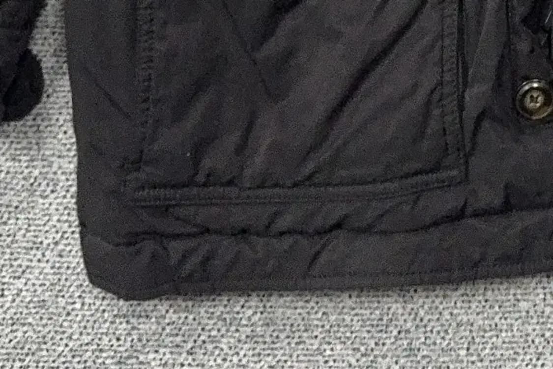 아베크롬비 블랙 후드 퍼 파카 패딩 M 상품이미지5