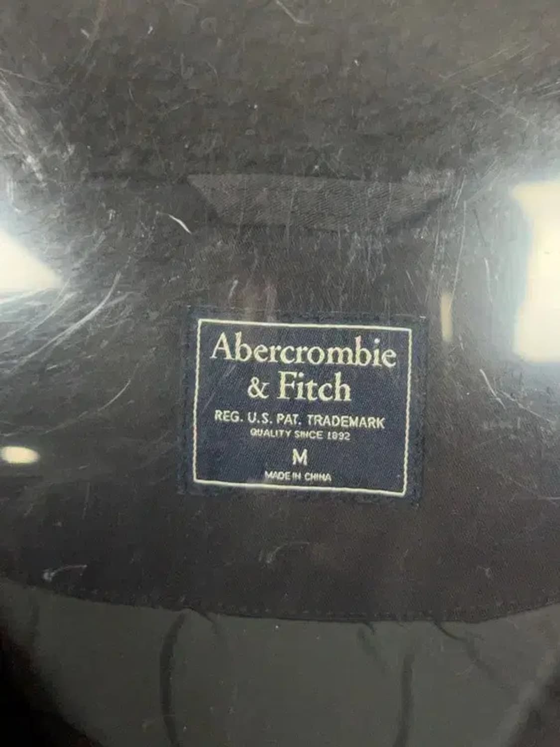 아베크롬비 블랙 후드 퍼 파카 패딩 M 상품이미지7